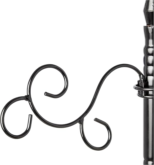 7-Foot Black Wrought Iron Christmas Tree Buy now and get 3 FREE Christmas Stockings to complete your holiday setup!