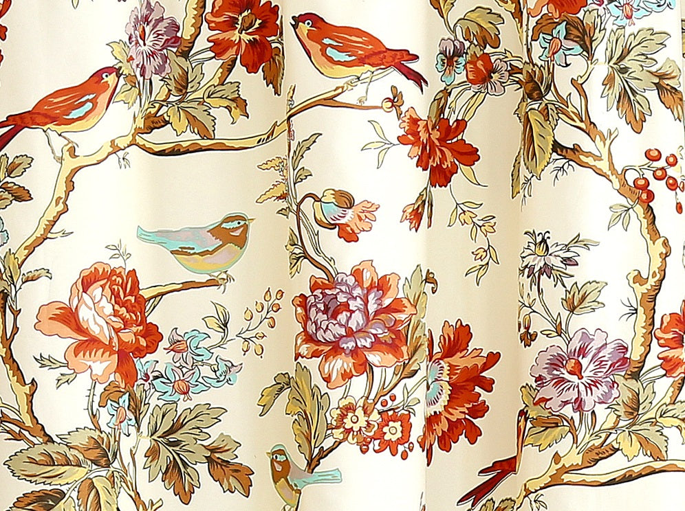 Finch Orchard Shower Curtain 72"W x 72"L | Same Day Shipping