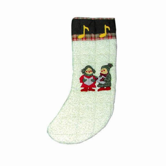 Patchmagic's Christmas Decor | Carolers Stocking 8"X 21"