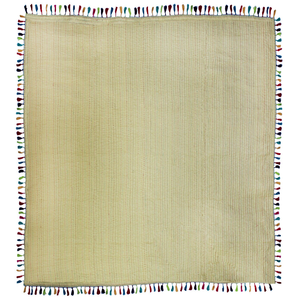 Tassled Queen Quilt 85"W x 95"L