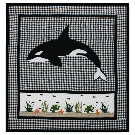 Patch Magic Quilts - Orca Throw 50"W x 60"L