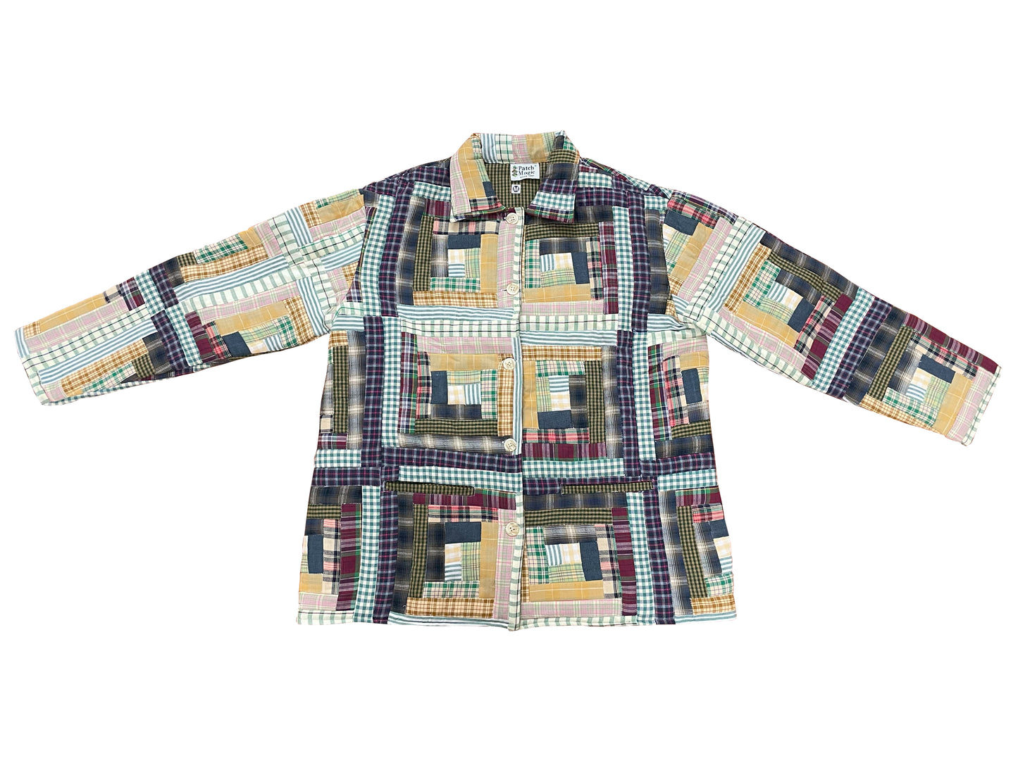 Wild Goose Log Cabin Quilted Cotton Jacket – Reversible, Soft Cotton Filled, Stylish and Comfortable Jacket for All Seasons