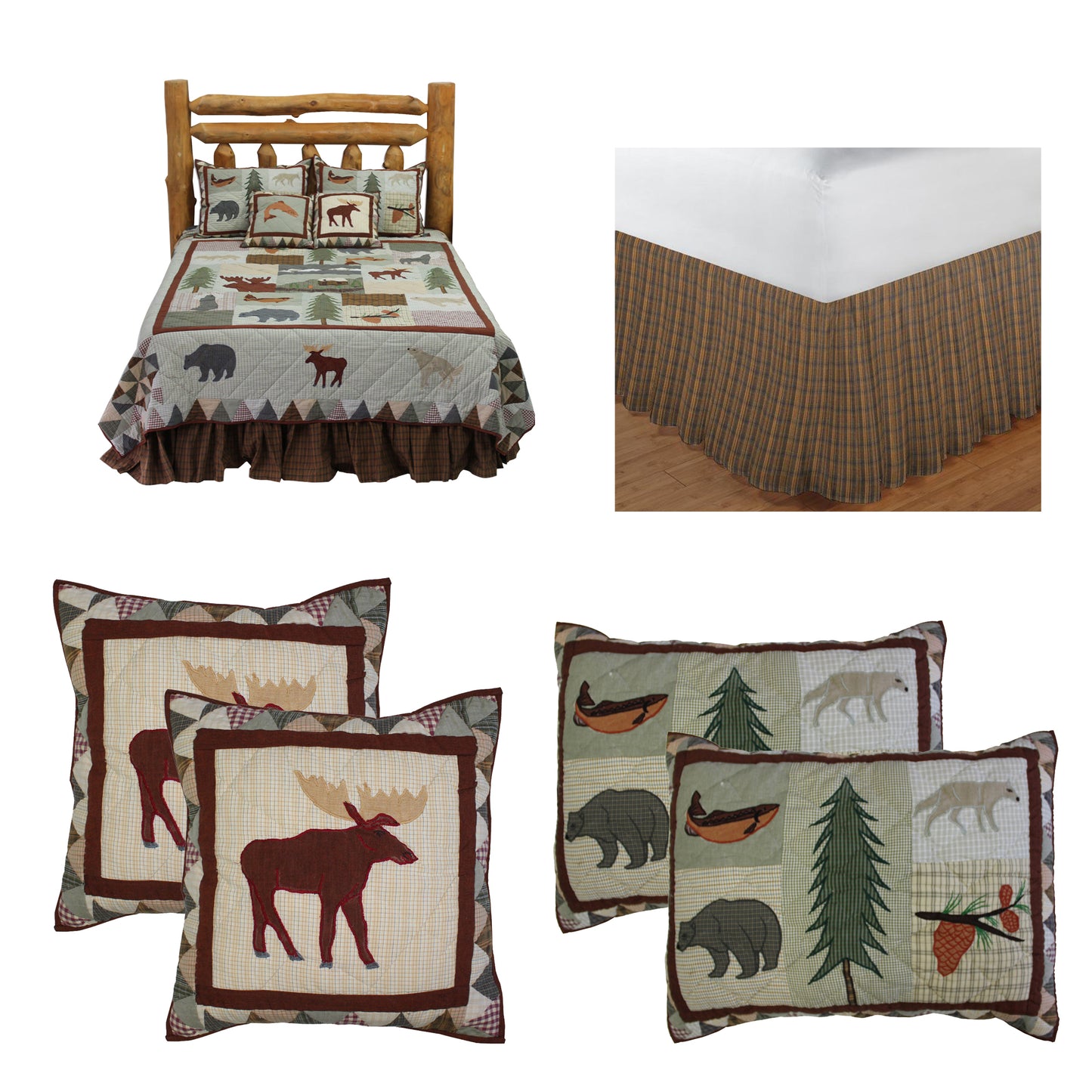 White Mountain Whispers Bedding accessories and Ensemble sets.