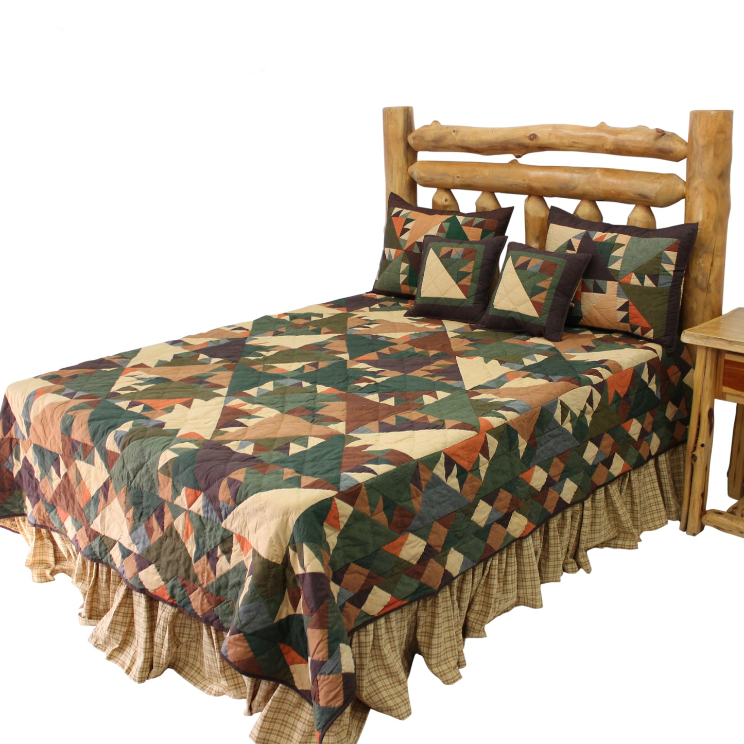 Sunspirit Quilt, Hand cut and Patchwork cotton fabric blocks.