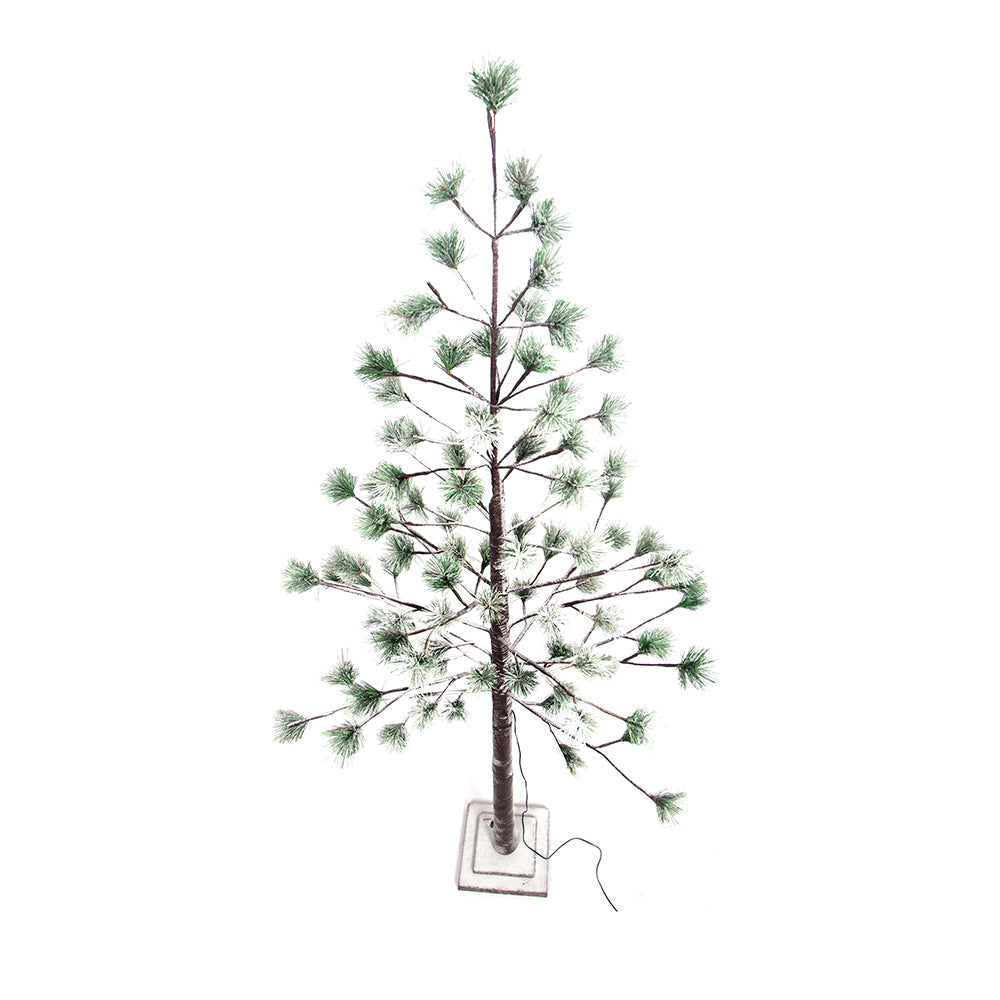 Artificial LED Light Christmas Pine tree, 6 Ft Height, 96 Bulbs.