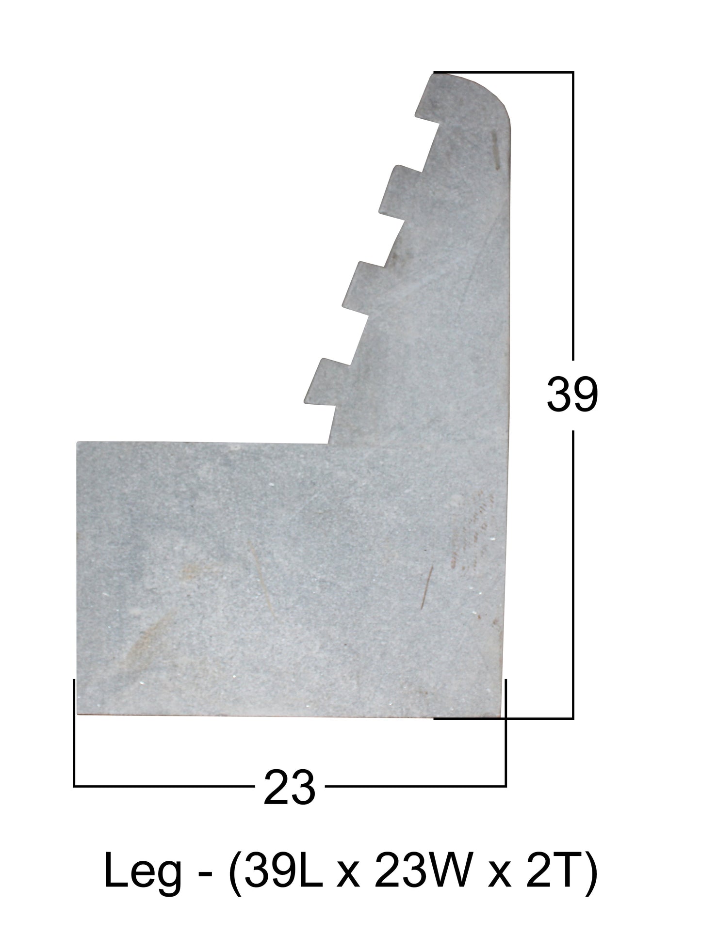 Elevate Your Park Experience | Granite Three-Seater Park Bench with Backrest for Outdoor Spaces | 5 Ft Long | 2 Inch Thickness seater