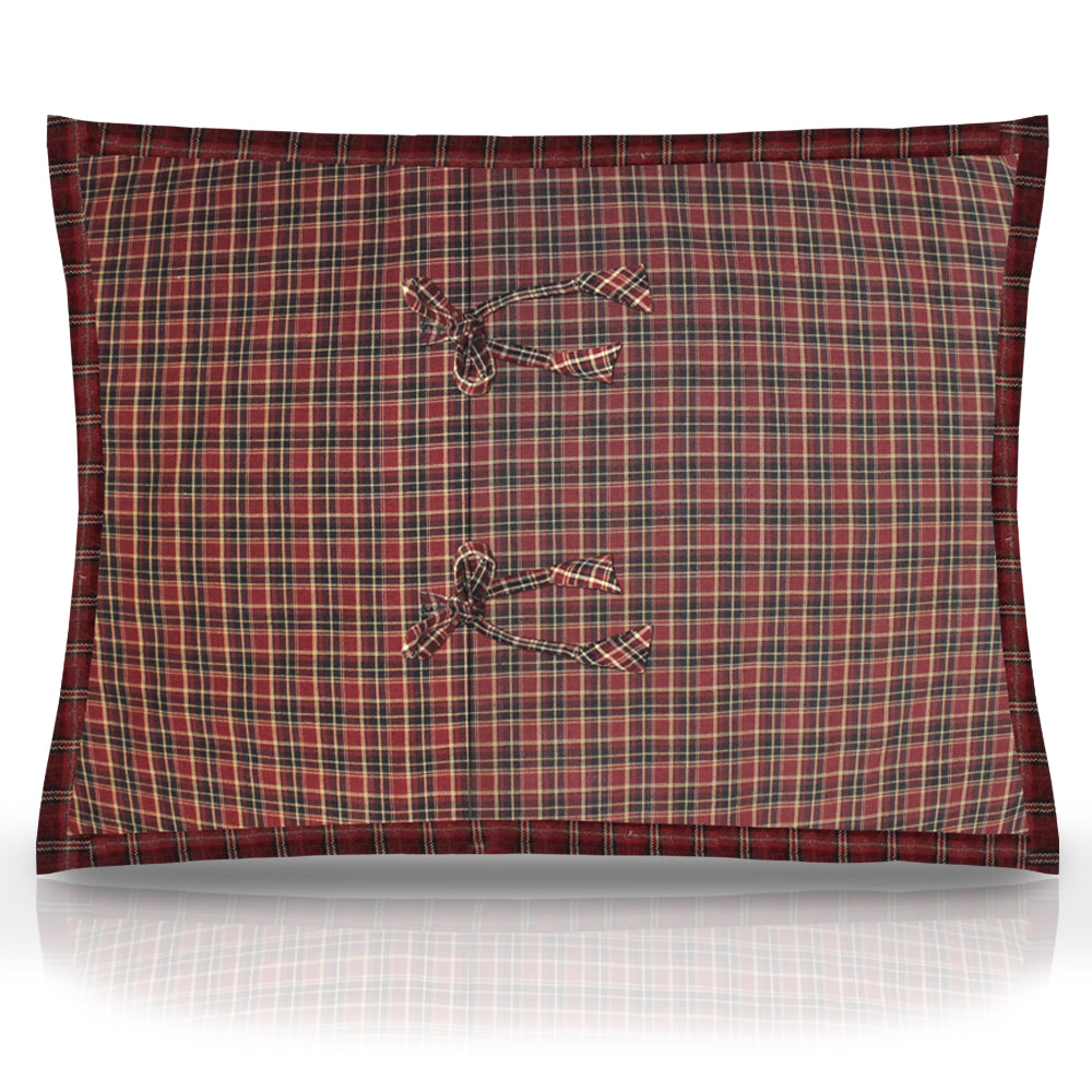 Rustic Ambers / Rustic Cabin Pillow Sham 27"W x 21"L