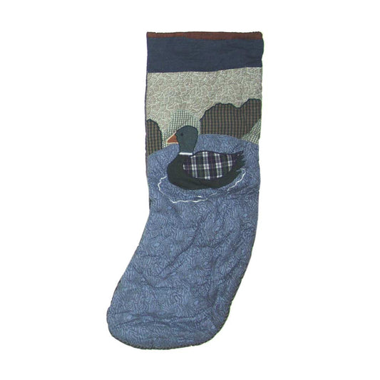 Patchmagic's Christmas Decor | Moose | Mallard Stocking 8"X21"