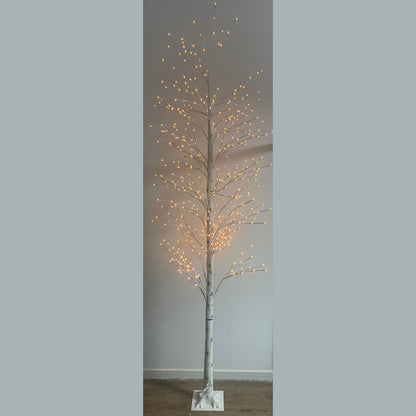 10-Ft Led Patch Magic Birch Christmas Tree With 500 Warm White LEDs. Get Two trees out of one, a 7-Foot and 10-Foot and Get free 20$ Remote Control, Featuring Several Lighting Modes. - Pre-lit Trees- Prebook Now