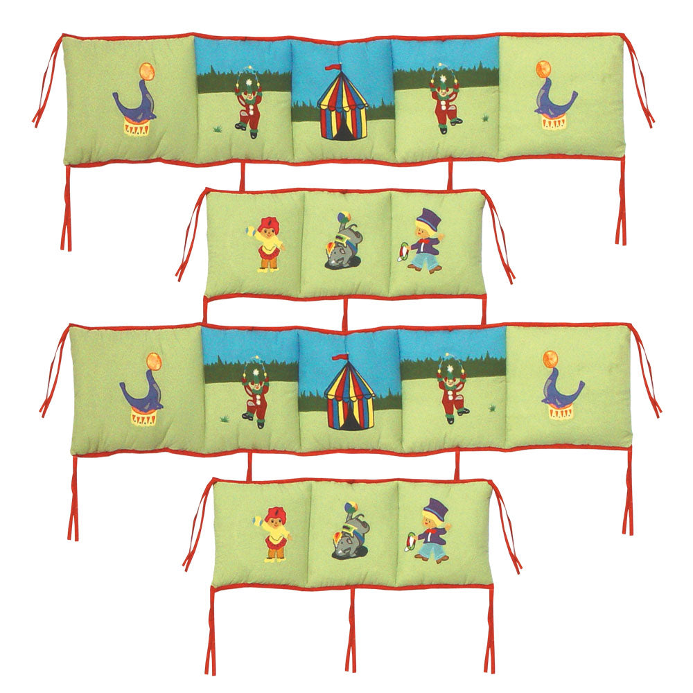 Patch Magic Circus Themed Crib Set - 6 Pieces