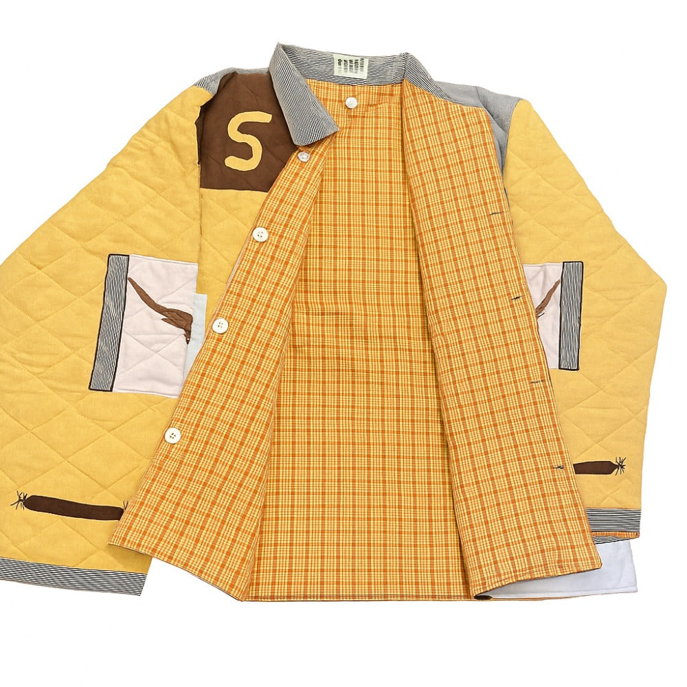Brand Western Reversible Quilted Cotton Jacket | Artfully Crafted, Regular Fit, Filled with Soft Cotton
