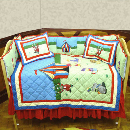 Patch Magic Circus Themed Crib Set - 6 Pieces