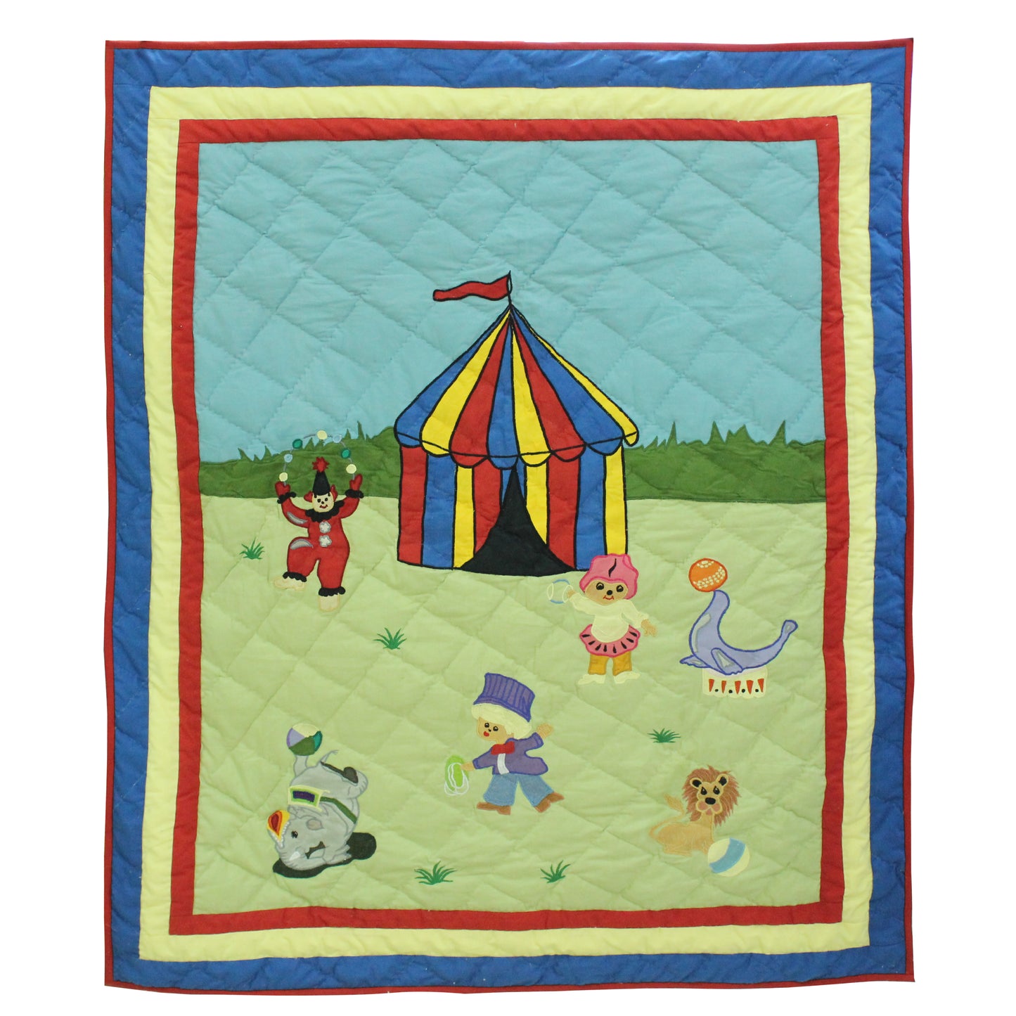 Patch Magic Circus Themed Crib Set - 6 Pieces