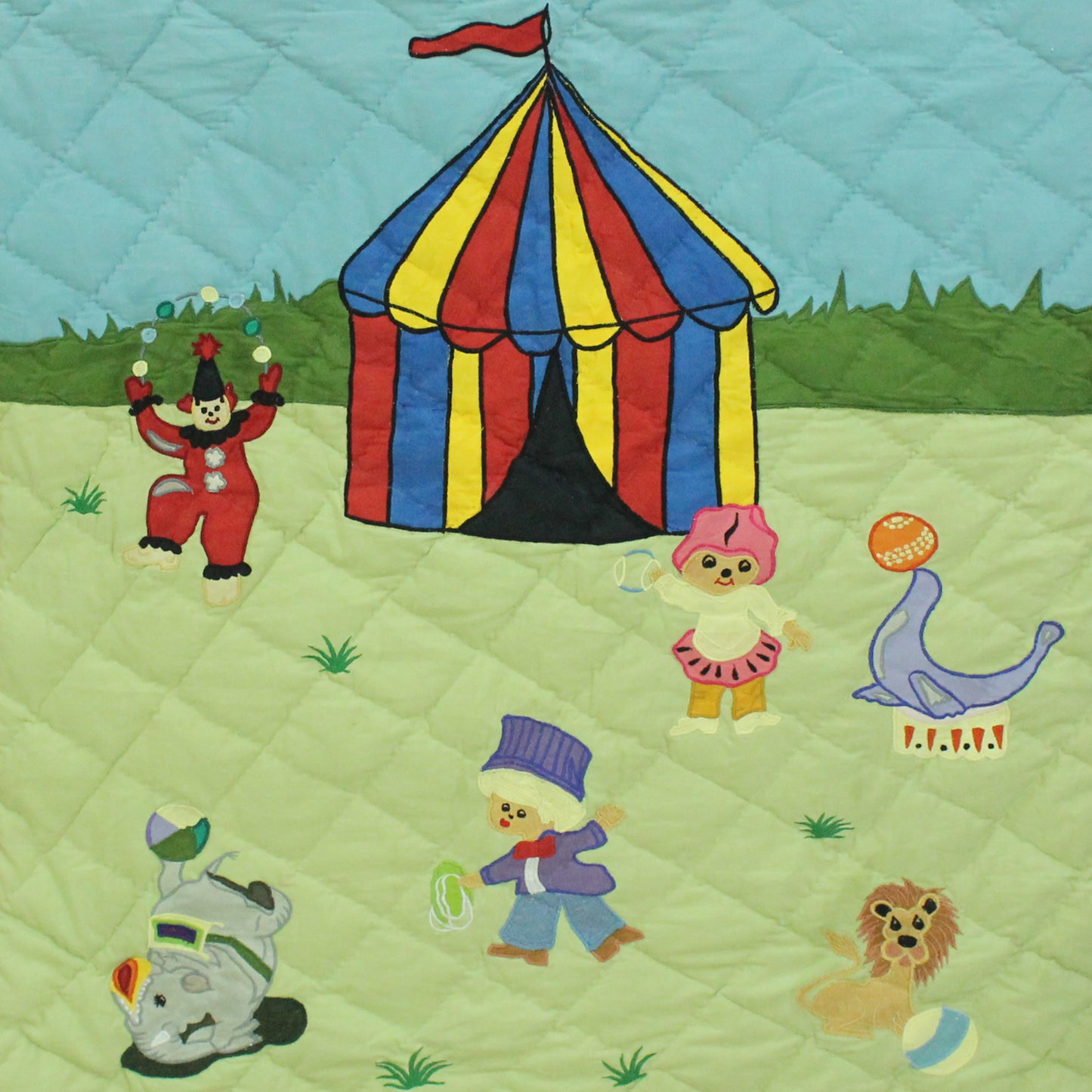 Patch Magic Circus Themed Crib Set - 6 Pieces