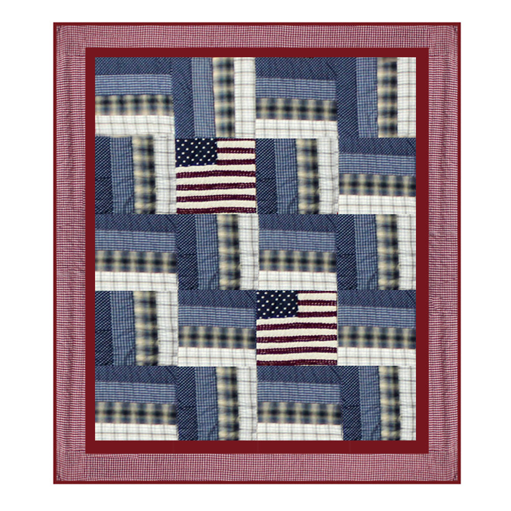 Patch Magic Quilts - Glory and Honour Throw 50"W x 60"L