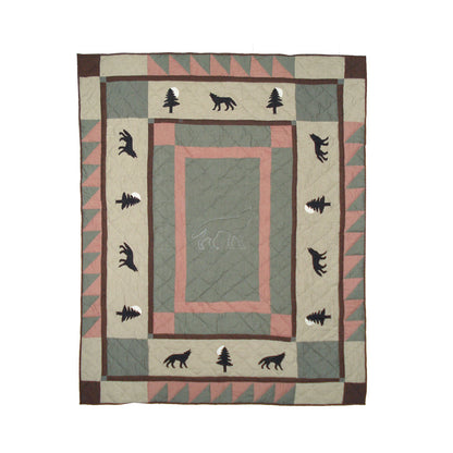 Wolf Trail Throw 50"W x 60"L - 50% Off - 3 Days Sale