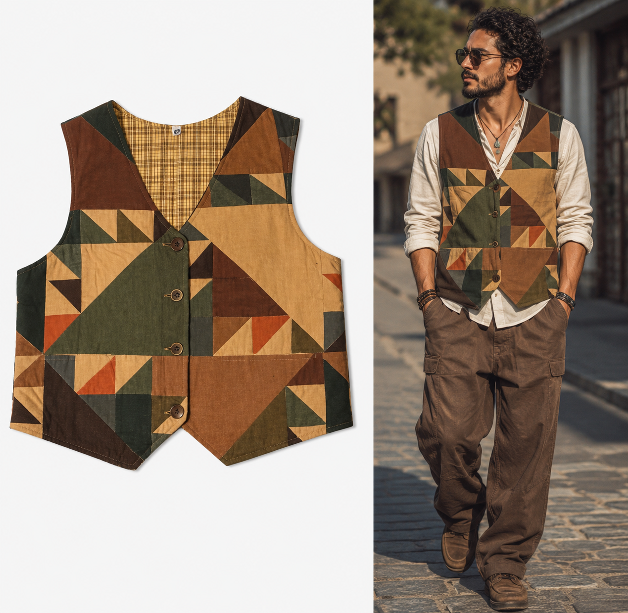🌸 Summer & Garden Patchwork Vest Collection – 75% OFF Limited-Time Sale! 🌸