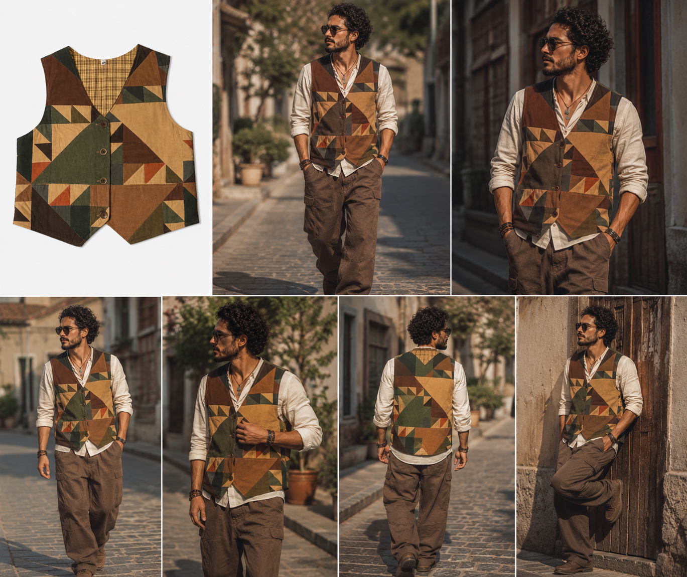 🌸 Summer & Garden Patchwork Vest Collection – 75% OFF Limited-Time Sale! 🌸
