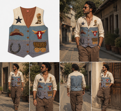 🌸 Summer & Garden Patchwork Vest Collection – 75% OFF Limited-Time Sale! 🌸