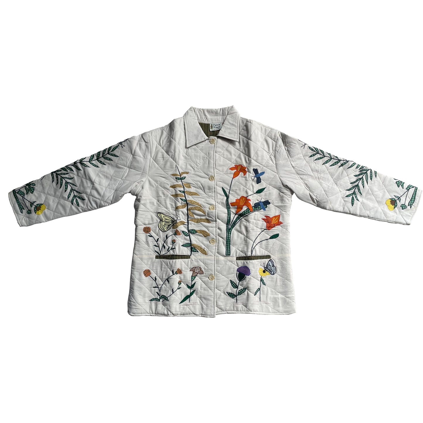 Wildflower Reversible Quilted Cotton Jacket | Nature-Inspired Design, Soft Cotton Filling, Comfortable and Stylish All-Season Wear