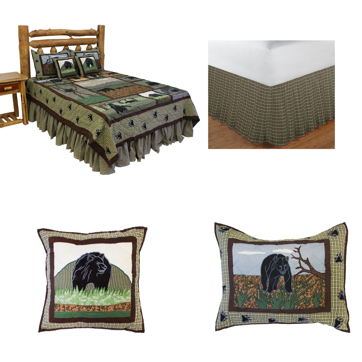 Poetry of bears Bedding accessories and Ensemble sets.