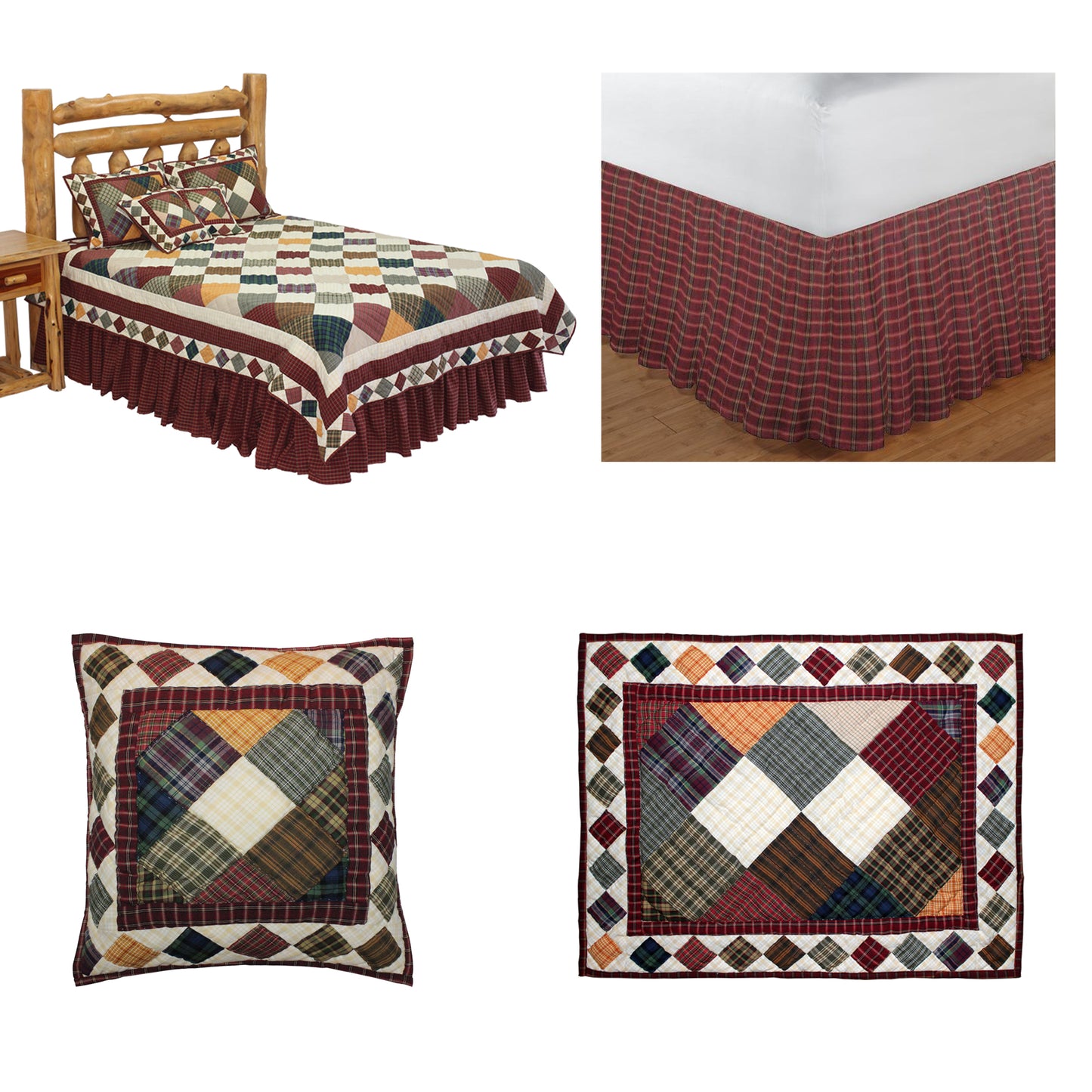 Rustic Ambers  Bedding accessories and Ensemble sets.