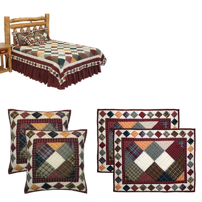 Rustic Ambers  Bedding accessories and Ensemble sets.