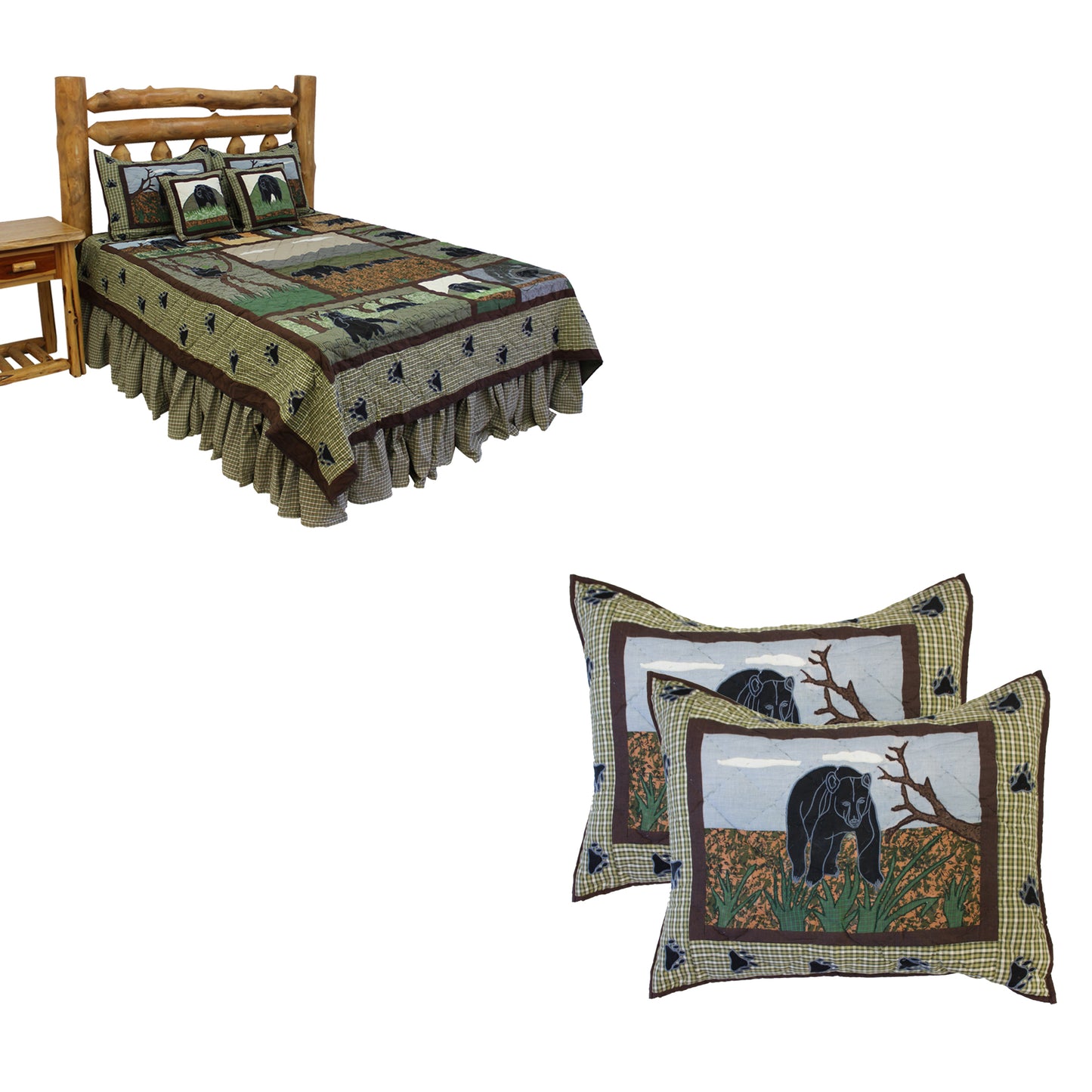 Poetry of bears Bedding accessories and Ensemble sets.