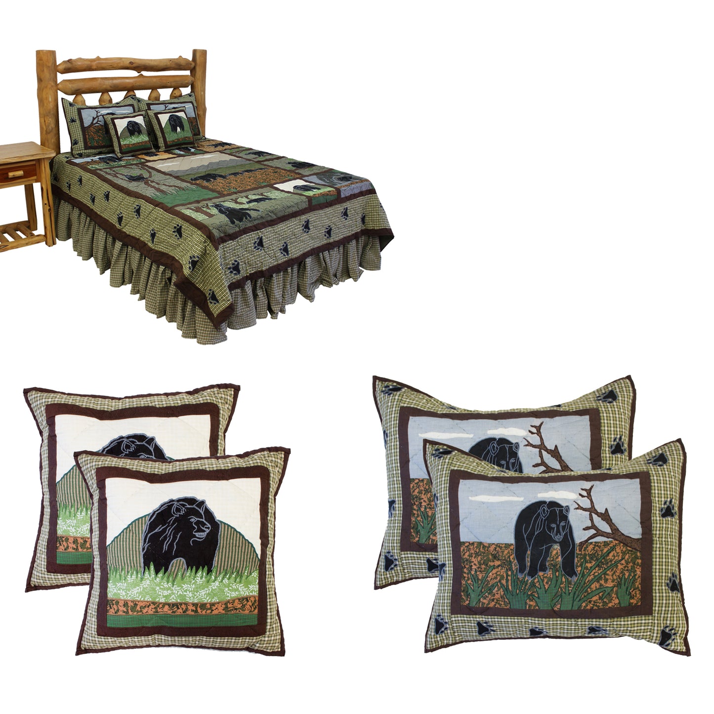 Poetry of bears Bedding accessories and Ensemble sets.