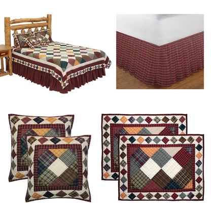 Rustic Ambers  Bedding accessories and Ensemble sets.