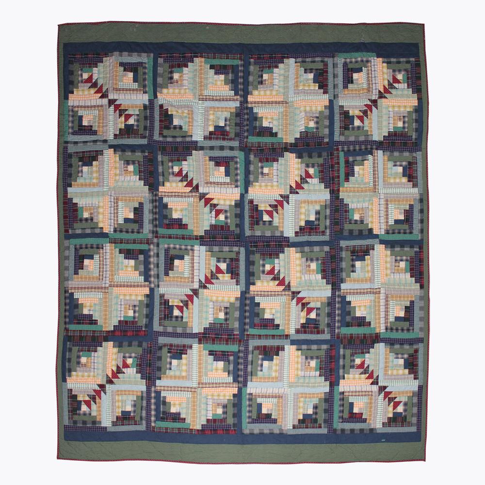 Geese in Heaven Quilt, Hand cut and Patchwork cotton fabric blocks.