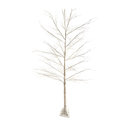 Artificial LED Light Christmas tree, 10 Ft Height White birch tree with 240 Bulbs.