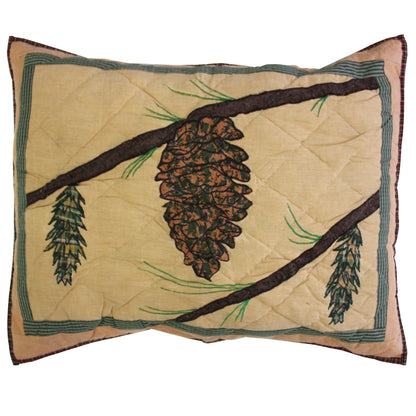 Quilted Pinecones Bedding accessories and Ensemble sets.