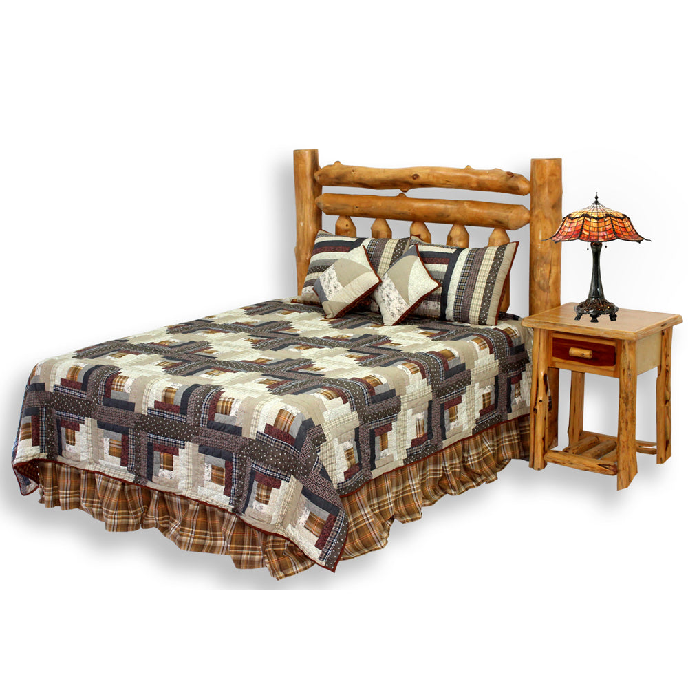 Heritage Log Cabin Bedding accessories and Ensemble sets.