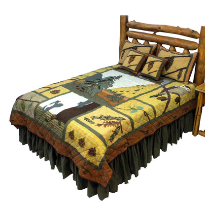 Quilted Pinecones Bedding accessories and Ensemble sets.