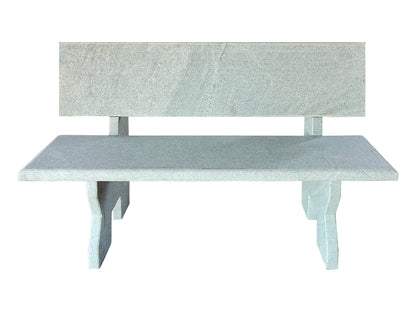 Granite Stone Outdoor Park Bench | Embracing Nature's Elegance | 5 Ft Long | 2 Inch Thickness Seater